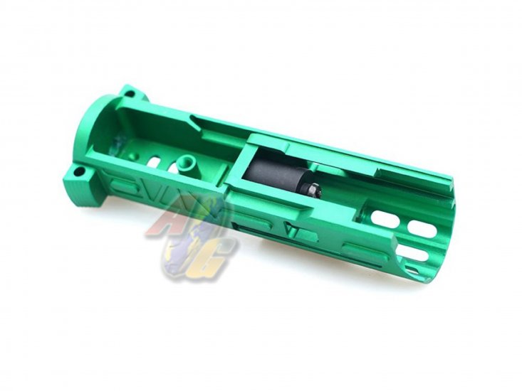 5KU CNC Aluminum Lightweight Bolt For Action Army AAP-01 GBB ( Type 2, Green ) - Click Image to Close