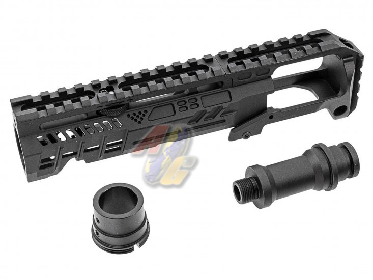 5KU AAP-01 Type B Carbine Rail Kit For Action Army AAP-01 GBB ( Black ) - Click Image to Close