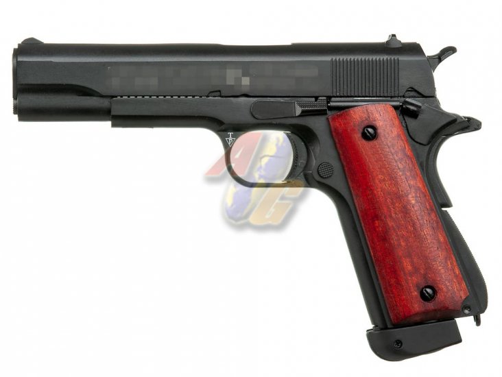 --Out of Stock--Bell M1911 Co2 Pistol ( 823MB/ Wood Grip ) - Click Image to Close