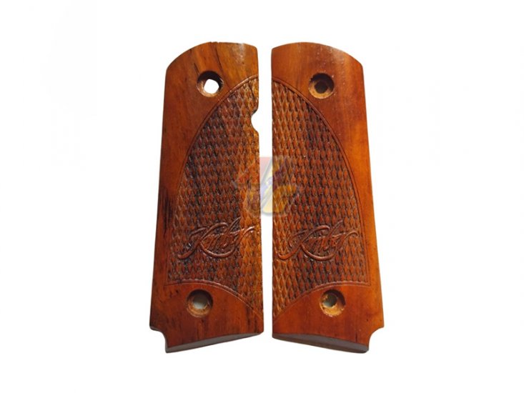 KIMPOI SHOP M1911 Wood Grip For M1911 Gas Pistol ( Kimber Ver.2 ) - Click Image to Close