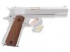 --Out of Stock--King Arms CNC Metal M1911-A1 CAL .45 GBB Pistol ( Silver )