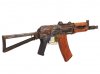APS Real Wood AK 74U AEG ( Battle Worn Version )