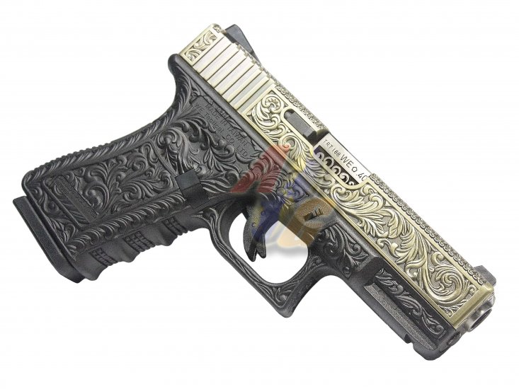 --Out of Stock--WE H23 GBB Pistol ( Golden Slide/ Ivory Frame ) - Click Image to Close