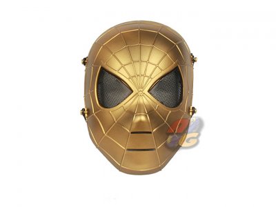 --Out of Stock--Zujizhe Spiderman Wire Mesh Mask ( Gold )