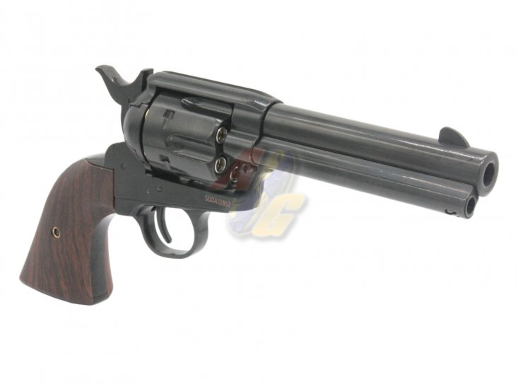 --Out of Stock--King Arms Full Metal SAA .45 Peacemaker Revolver S ( Electroplating BK ) - Click Image to Close