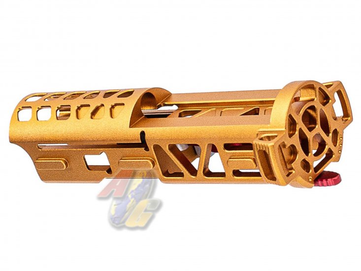 5KU Lightweight CNC Aluminum Bolt with Selector Switch For Action Army AAP-01 GBB ( Gold ) - Click Image to Close