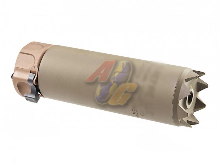--Out of Stock--RGW SOCOM 556 Mini Monster Dummy Silencer ( 14mm-/ FDE ) - Click Image to Close