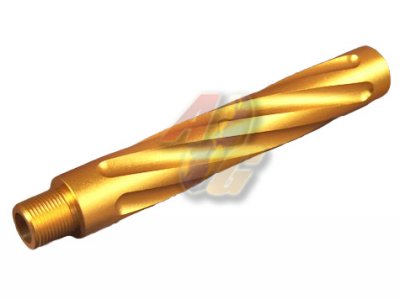 --Out of Stock--SLONG Aluminum Extension 117mm Outer Barrel Type D ( 14mm-/ Gold )