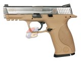 HK M&P 9 GBB Pistol (With Marking, SV Slide w/ Tan Flame, Metal Slide)