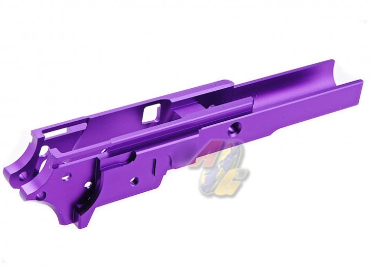 5KU CNC Aluminum Middle Frame For Tokyo Marui Hi-Capa Series GBB ( Type 2/ Purple ) - Click Image to Close