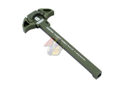BJ Tac AIRBORNE Charging Handle For Tokyo Marui M4 Series GBB ( MWS ) ( G Style/ OD )