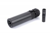 King Arms Power Up Carbon Fiber Shorty Silencer For KSC/KWA MP7