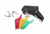 --Out of Stock--Ace One Arms Adjustable Flat Face Trigger For WE G Series GBB ( BK )