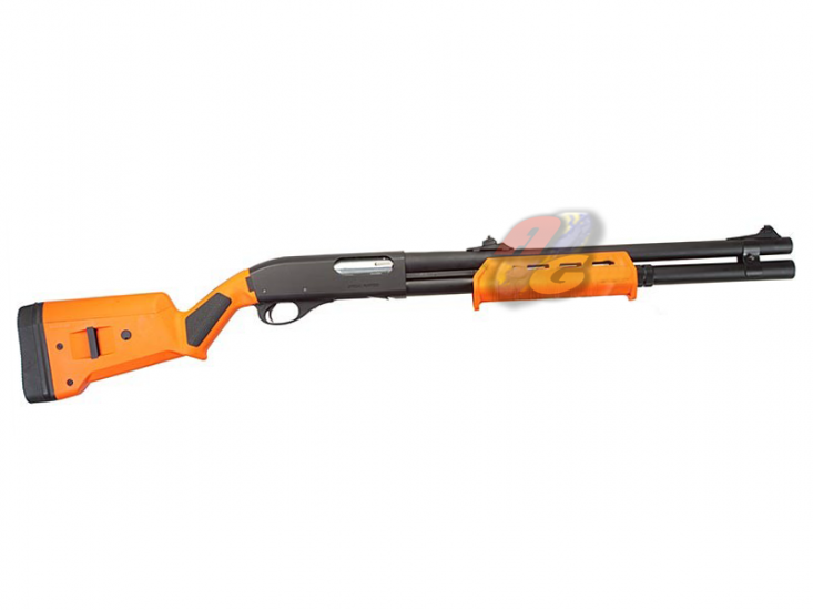 --Out of Stock--APS CAM870 Tactical Shell Eject Co2 Shotgun ( Orange ) - Click Image to Close