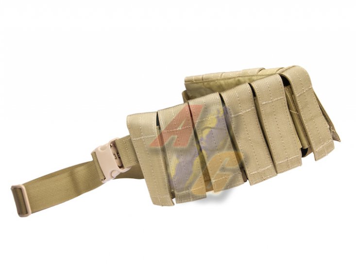 --Out of Stock--TMC Bandolier Chest Rig For 40mm Grenade Cartridge ( Khaki ) - Click Image to Close