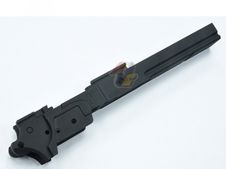 Guarder Aluminum Frame For Tokyo Marui Hi-Capa 4.3 GBB ( 4.3 Type/ STI 2011/ Black ) - Click Image to Close