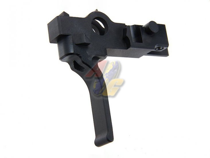 Revanchist Airsoft Flat Trigger For Tokyo Marui M4 Series GBB ( MWS ) ( Type B ) - Click Image to Close