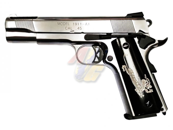 --Out of Stock--AG Custom Face Off Style 1911 V12 GBB ( Silver ) - Click Image to Close
