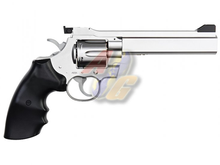 Tokyo Marui Python PPC Custom Spring Revolver ( 6 Inch/ Silver ) - Click Image to Close