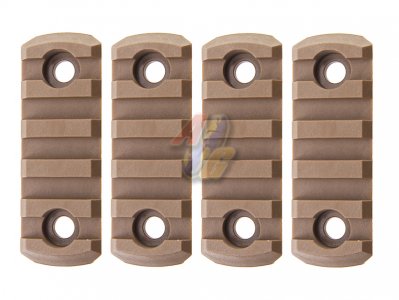 --Out of Stock--GK Tactical M-Lok Nylon 5 Picatinny Rail Sections ( Coyote Brown )