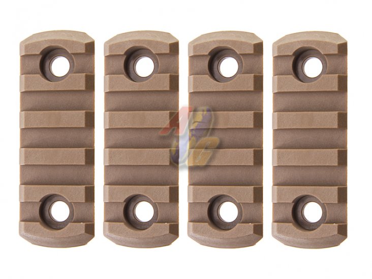 --Out of Stock--GK Tactical M-Lok Nylon 5 Picatinny Rail Sections ( Coyote Brown ) - Click Image to Close