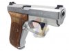 --Out of Stock--AG Custom MGC P7M13 Schumaher GBB with Wood Grip ( Silver )