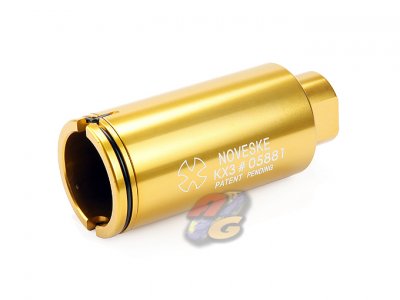 --Out of Stock--MadBull Noveske KX3 Gold Color Flash Hider (14mm-, Limited Edition)