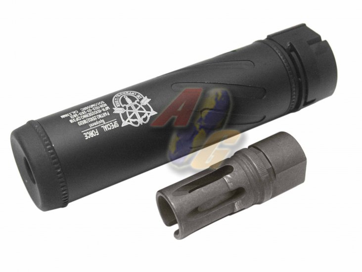 5KU SOCOM 556 RC QD Silencer (14mm-/ Thread Engraved) - Click Image to Close