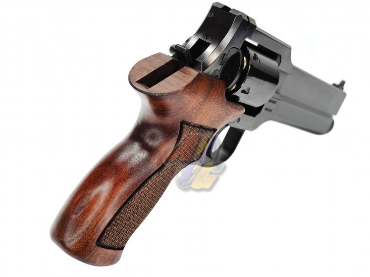 --Out of Stock--Marushin Mateba 6 inch Gas Revolver ( W Deep Black, Heavy Weight, Wood Grip ) - Click Image to Close