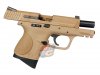 HK M&P9C Compact GBB Pistol (With Marking, Tan, Metal Slide)