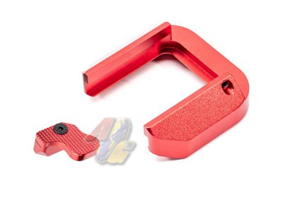 C&C SP Style MPX Magwell and Mag Release For APFG MPX-K/ MCX GBB ( Red )