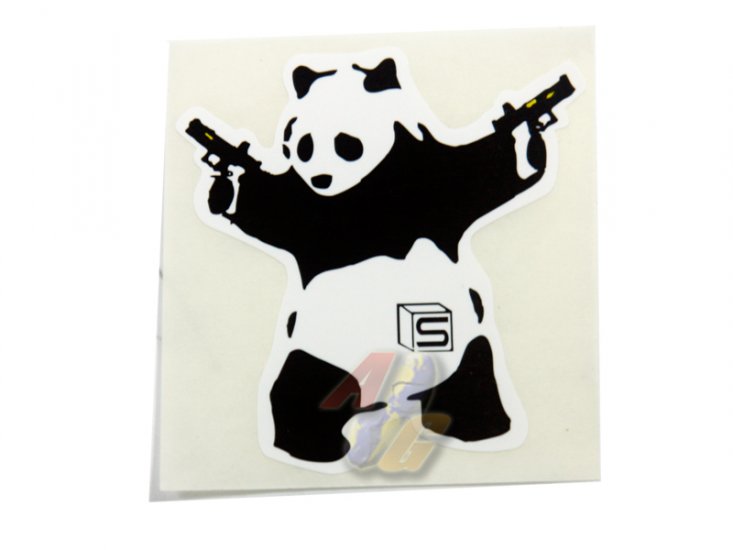 Salient Arms International SAI Akimbo Panda 3 Inch Die-Cut Sticker - Click Image to Close