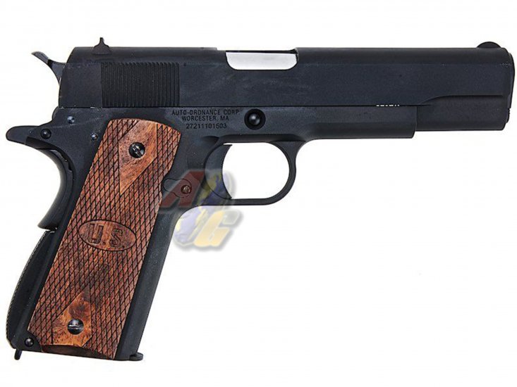 Cybergun AO 1911 Matt Black GBB ( Wood Grip ) - Click Image to Close