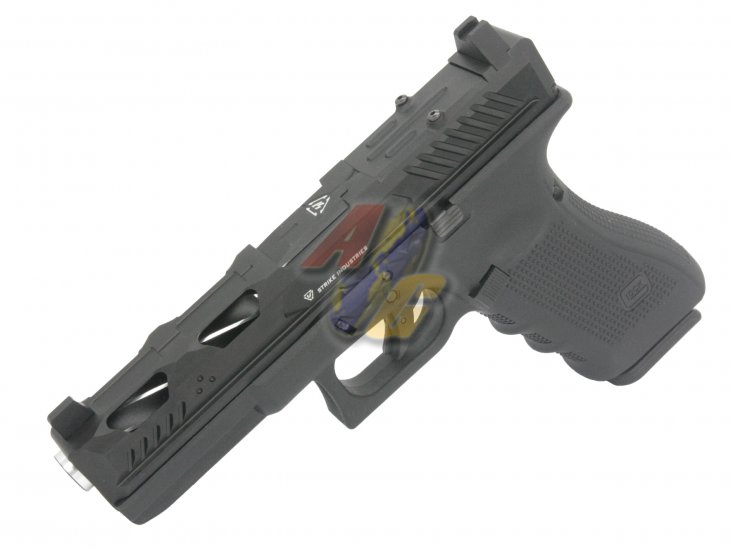 AG Custom Umarex/ VFC Glock 17 Gen.4 with EMG Strike Industries ARK Aluminum Slide Set - Click Image to Close