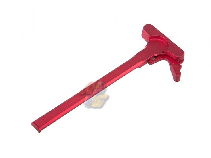 APS Match Style Cocking Handle For M4/ M16 Electric Blowback Series AEG ( Red ) - Click Image to Close