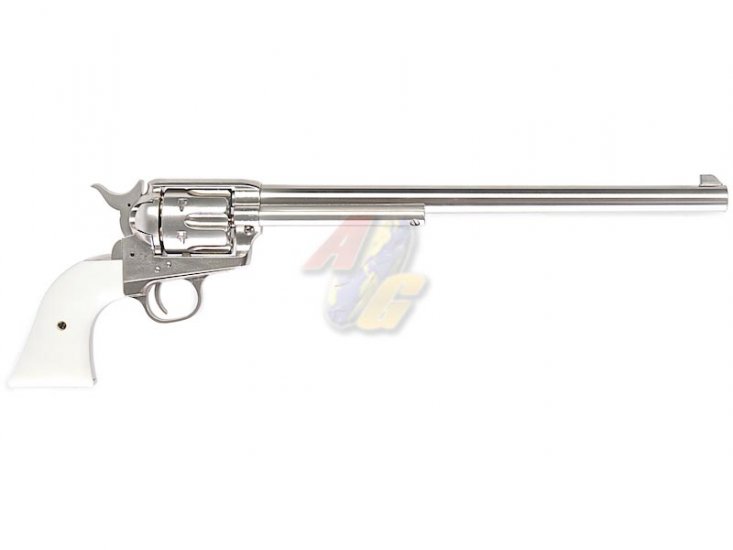 --Out of Stock--King Arms Full Metal SAA .45 Peacemaker Revolver L ( Silver ) - Click Image to Close