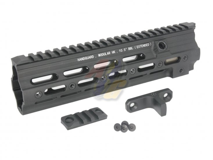 Airsoft Artisan G Style SMR 416 10.5 inch Handguard Rail For WE, VFC, UMAREX 416 AEG/ GBB/ PTW ( BK ) - Click Image to Close