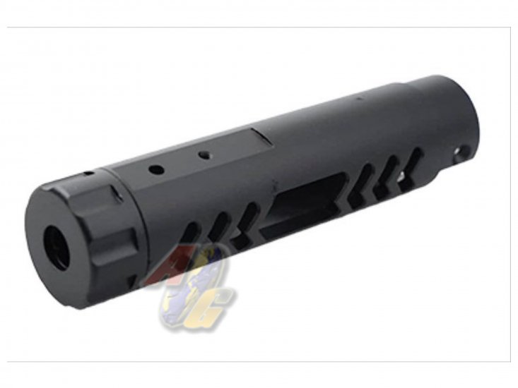 5KU CNC Aluminum Outer Barrel For Action Army AAP-01 GBB ( Type C/ Black ) - Click Image to Close