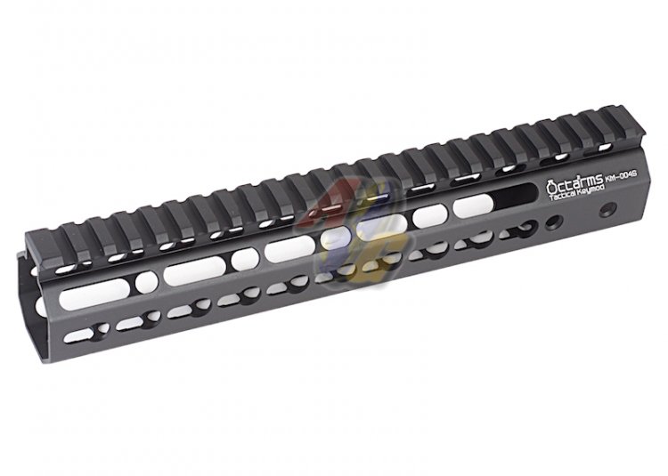 ARES Octarms 10 Inch Tactical KeyMod System Handguard Set ( Black ) - Click Image to Close