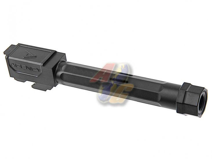 --Out of Stock--RWA Agency Arms Threaded Outer Barrel Black Nitride For Tokyo Marui G17 Series GBB - Click Image to Close