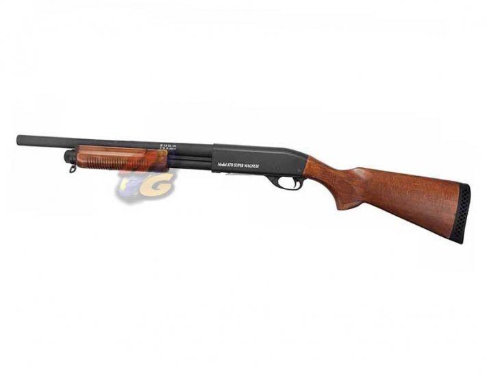 S&T M870 Full Metal Spring Shotgun ( Police Version ) - Click Image to Close
