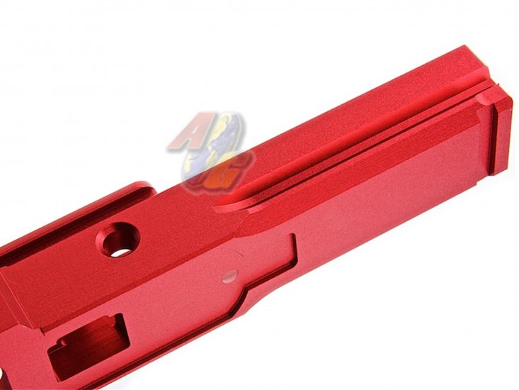 5KU CNC Aluminum Middle Frame For Tokyo Marui Hi-Capa Series GBB ( Type 3/ Red ) - Click Image to Close
