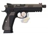 --Out of Stock--SAT Custom Aluminum KJ Works CZ SP-01 Shadow Gas Version ( ASG Licensed )