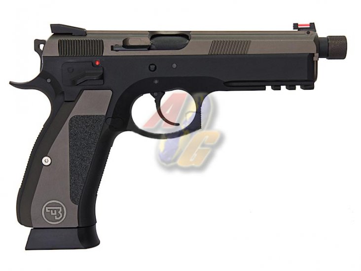 --Out of Stock--SAT Custom Aluminum KJ Works CZ SP-01 Shadow Gas Version ( ASG Licensed ) - Click Image to Close