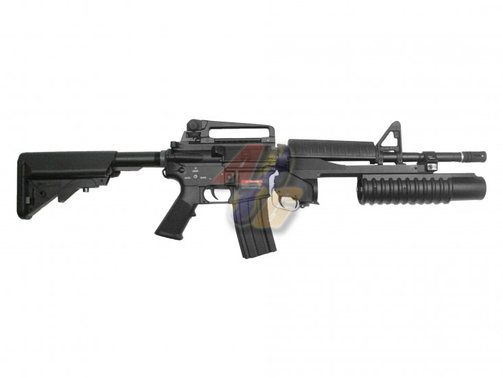 E&C M4 Carbine AEG with M203 Grenade Launcher ( with Marking ) - Click Image to Close