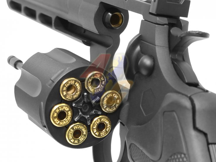 --Out of Stock--King Arms Python 357 Magnum CO2 Revolver ( BK/ 6 Inch ) - Click Image to Close
