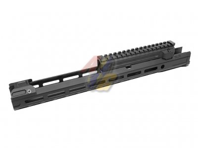 SLR Airsoftworks 14.7" Light M-Lok EXT Extended Handguard Rail For Tokyo Marui AKM GBB ( Black ) ( by DYTAC )
