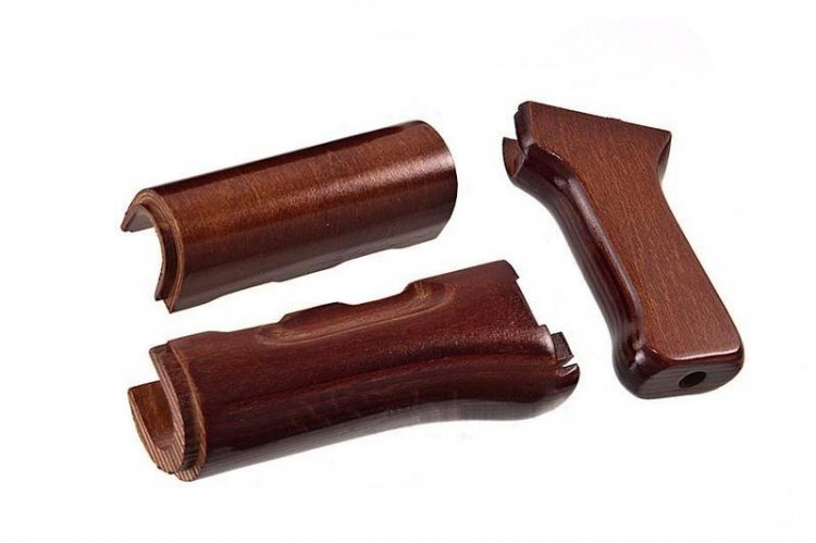--Out of Stock--RA-Tech Real Wood For WE AK GBB Series - Click Image to Close