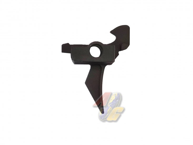 BOW MASTER CNC Steel Flat Trigger For Tokyo Marui AK Series GBB ( Type B ) - Click Image to Close