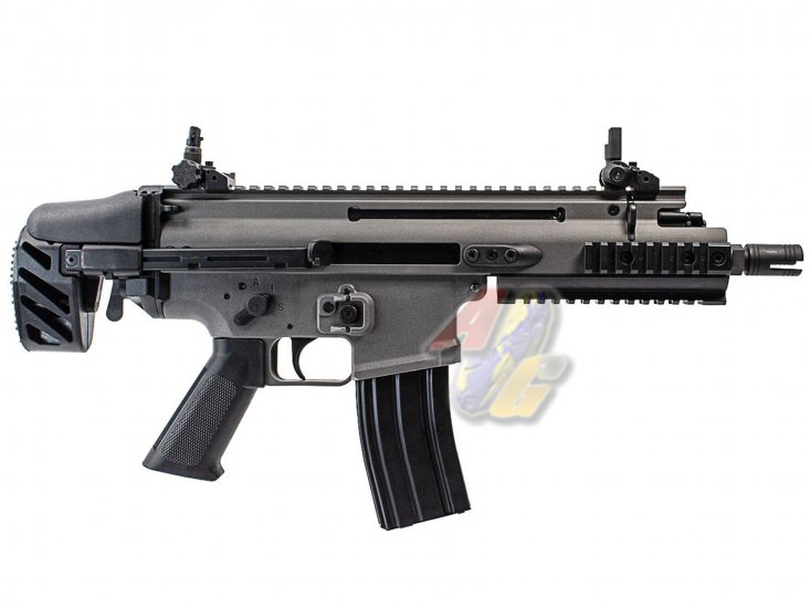 Cybergun FN Herstal Licensed SCAR-SC Compact BRSS Recoil System AEG ( GY/ by BOLT ) - Click Image to Close